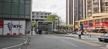 宝山时代大厦停车场