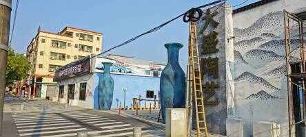 大盛陶艺停车场