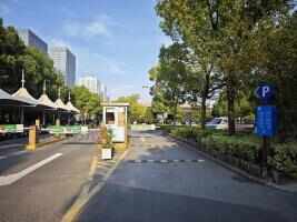 石湖景区东入口停车场